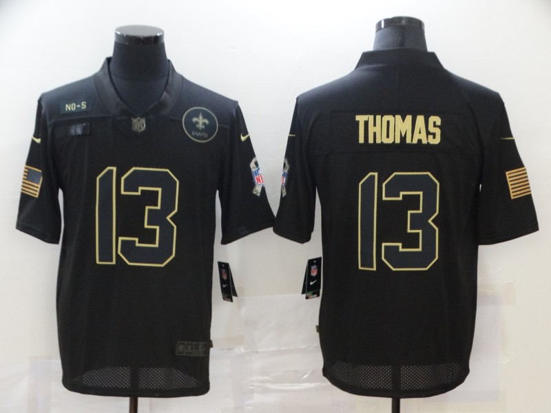 Men's New Orleans Saints #13 Michael Thomas Black Jersey